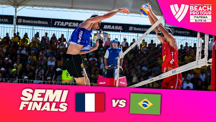 Chouikh/Gardoque vs. Andre/Renato - Semi Final Highlights | Itapema 2025 #BeachProTour