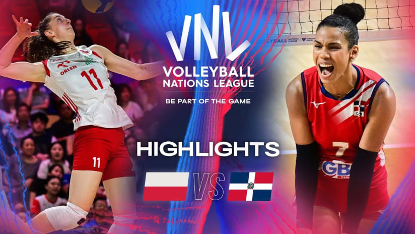 🇵🇱 POL vs. 🇩🇴 DOM - Highlights | Week 3 | Women's VNL 2024