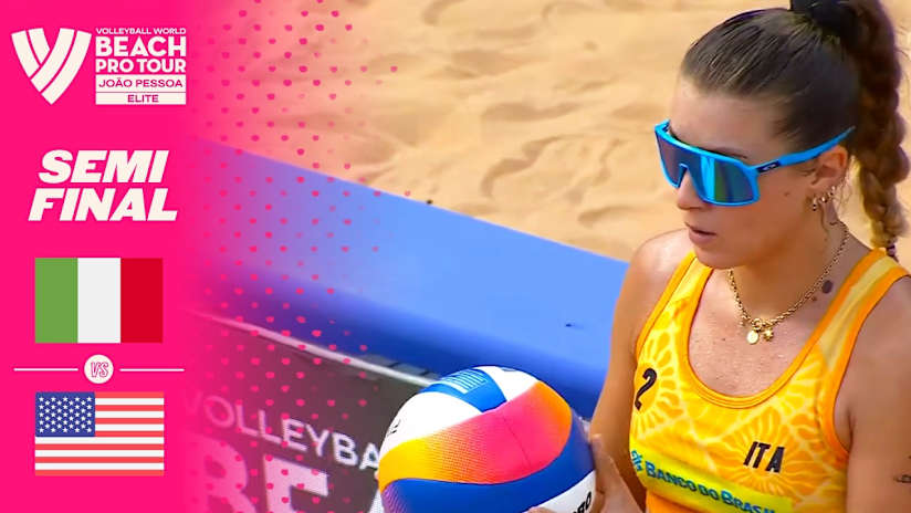 Scampoli/Bianchi vs. Nuss/Brasher - Semi Final Highlights | João Pessoa 2026 #BeachProTour