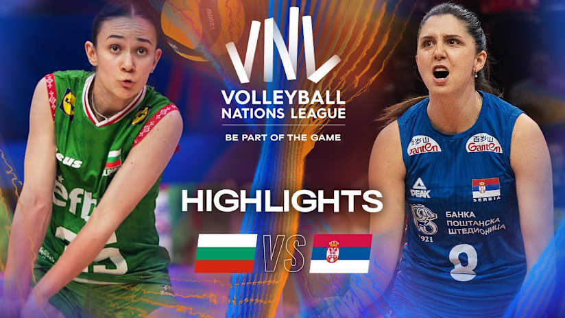 Bulgaria 🇧🇬 vs. Serbia 🇷🇸 - Highlights | Week 1 | Women's VNL 2025