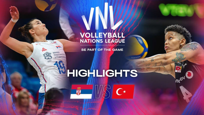 🇷🇸 SRB vs. 🇹🇷 TUR - Highlights | Week 2 | Women's VNL 2024
