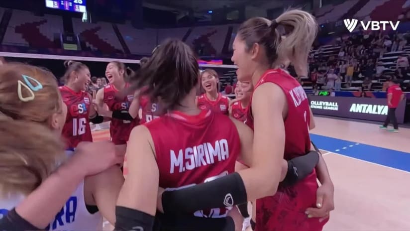 🇨🇦 CAN vs. 🇹🇭 THA - Highlights Week 1 | Women's VNL 2023