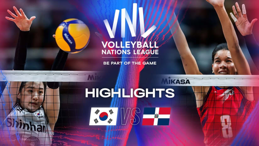 🇰🇷 KOR vs. 🇩🇴 DOM - Highlights | Week 1 | Women's VNL 2024