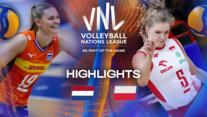 Netherlands 🇳🇱 vs. Poland 🇵🇱 - Highlights | Week 2 | Women's VNL 2025