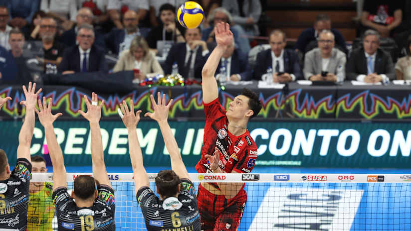 Lube’s Aleks Nikolov was the best scorer of the last final match and of the entire season (source: legavolley.it)