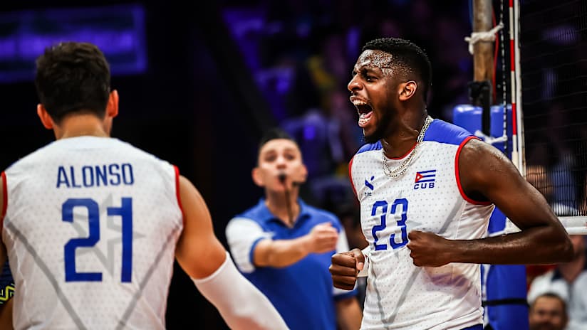Brazil (BRA) vs. Cuba (CUB) men - Pool 2 - Preliminary Phase #47025580