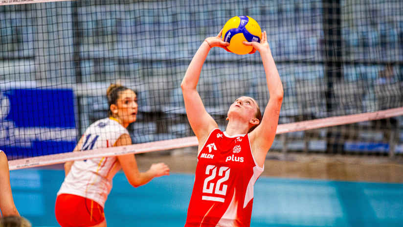 Nadia Siuda in action for Poland
