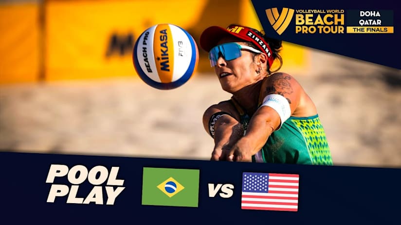 Agatha/Rebecca vs. Cannon/Kraft - Pool Play Highlights | Doha Finals 2024 #BeachProTour