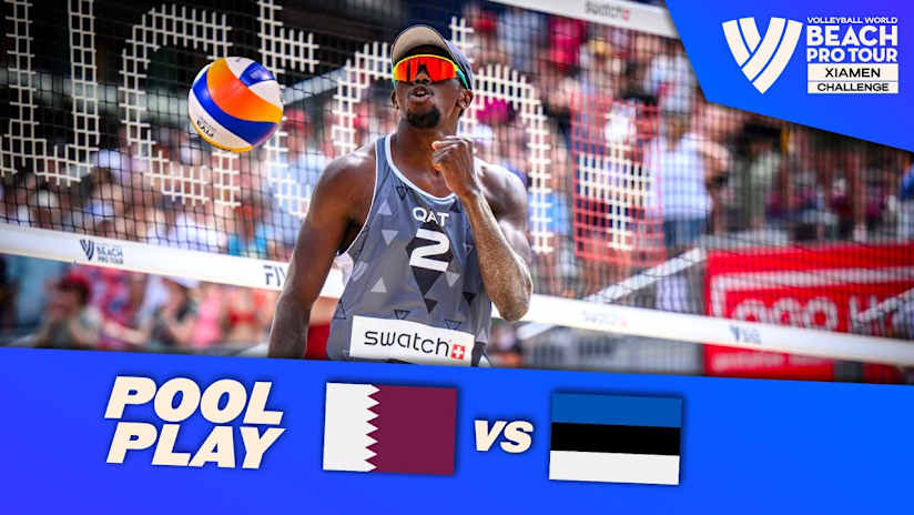 Cherif/Ahmed vs. Tiisaar/Korotkov - Pool Play Highlights | Xiamen 2025 #BeachProTour
