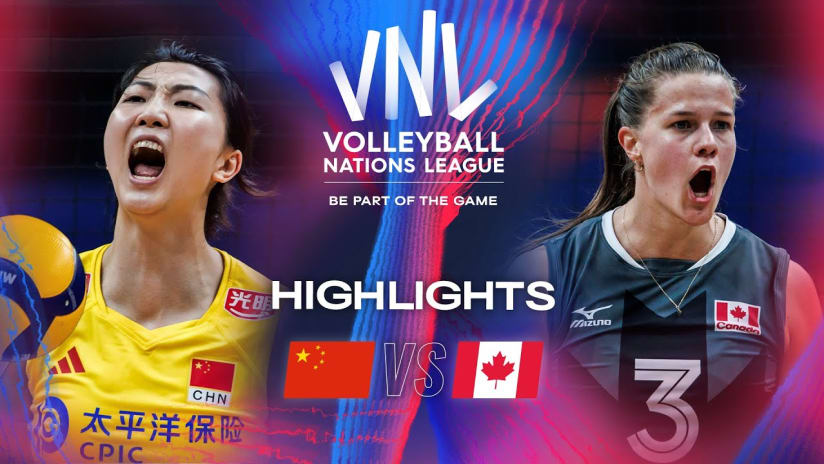 🇨🇳 CHN vs. 🇨🇦 CAN - Highlights | Week 1 | Women's VNL 2024