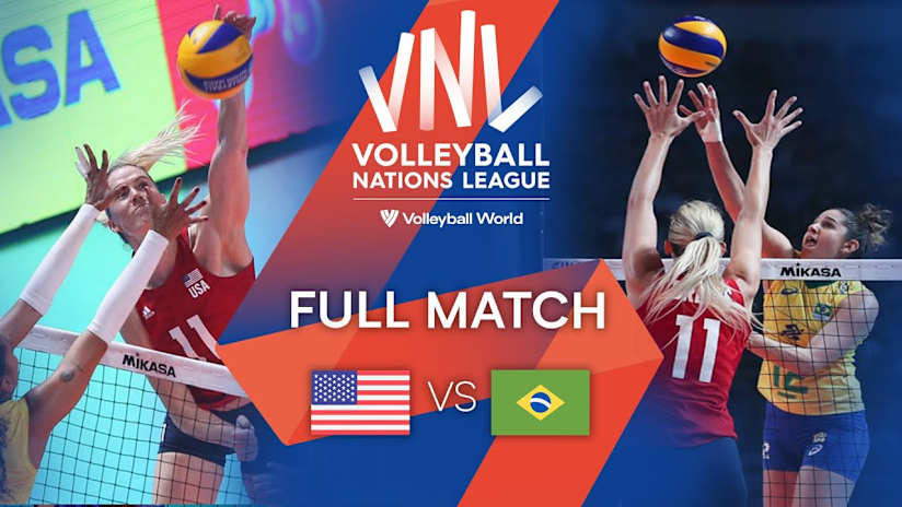 🇺🇸 USA vs. 🇧🇷 BRA - Full Match | Women’s Gold Medal Match VNL 2019