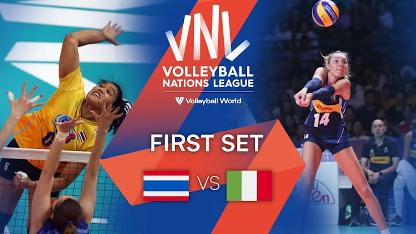 🇹🇭 THA vs. 🇮🇹 ITA - Full Match (1st set) | Women’s Preliminary Phase | VNL 2019