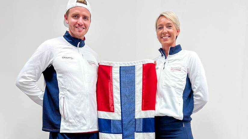 Christian Sorum and Katrine Lunde (source: Olympiatoppen / NTB)