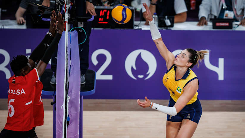 Rosamaria scored 13 points for Brazil