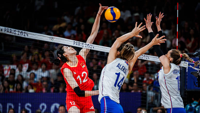 China's Li Yingying faces two Serbian blockers