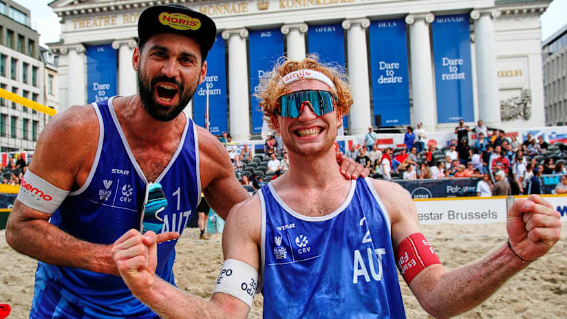 Dressler & Berger triumphant at the 2024 Brussels Futures (source: cev.eu)