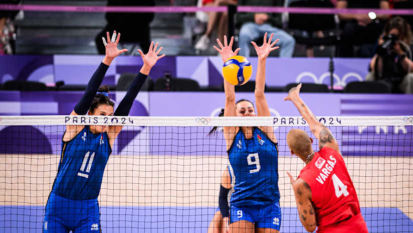 Limiting Melissa Vargas' offensive production was one of the keys to the Italian victory