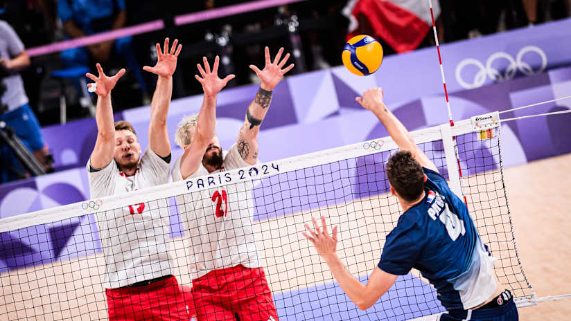 Opposite Jean Patry stepped up in the gold medal match against Poland