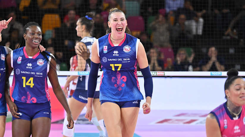 Antropova's strong offensive performance kept Scandicci in the game