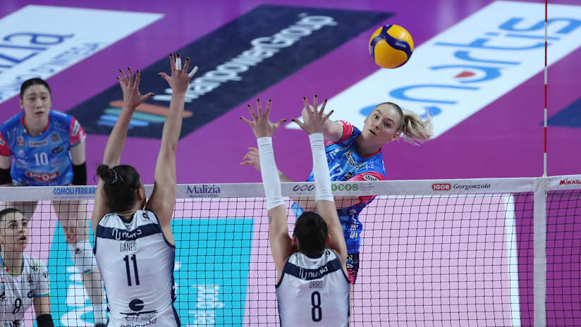 Tatiana Tolok was on fire and led Novara to a critical victory