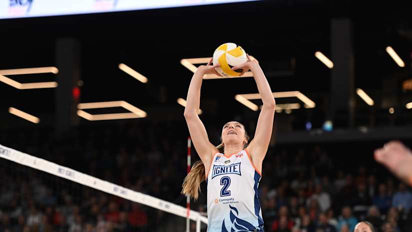 The PVF assists leader, setter Sydney Hilley will be a key piece for the Ignite in their upcoming critical matches