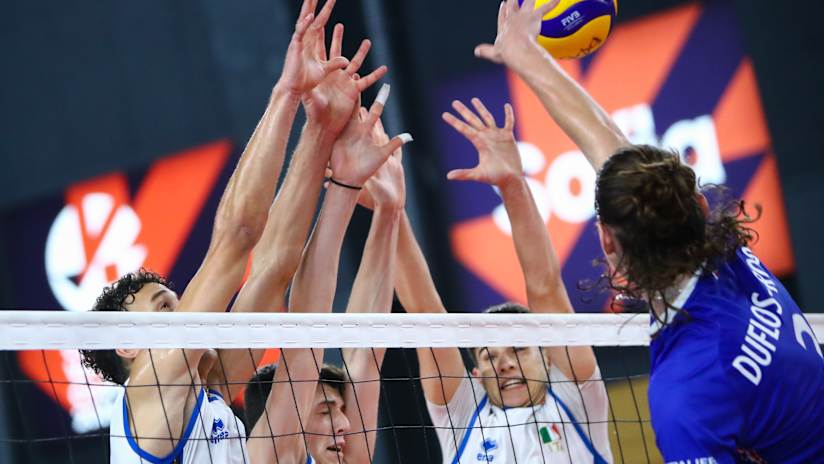 France against Italy in the 2024 CEV U18 Men’s Volleyball European Championship final (source: cev.eu)