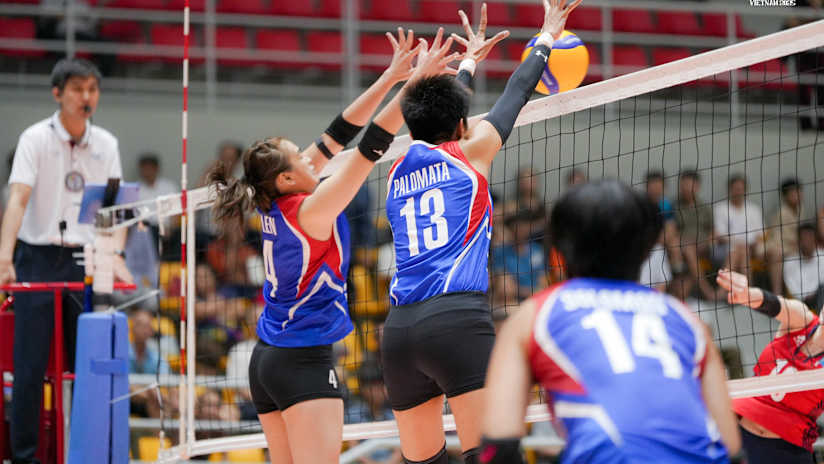 The Philippines put a stop to Kazakhstan’s winning streak in Hanoi (source: AVC)