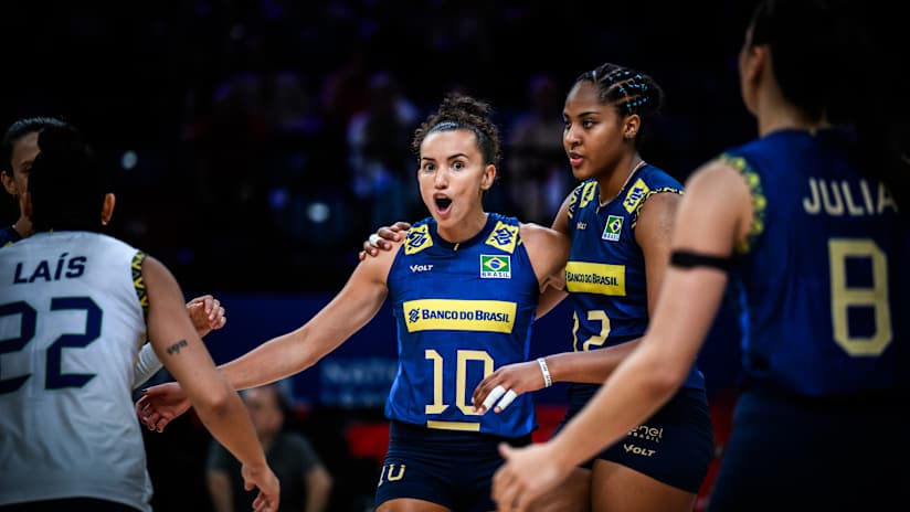 Dominican Republic (DOM) vs. Brazil (BRA) women - Pool 4 - Preliminary Phase #47870204