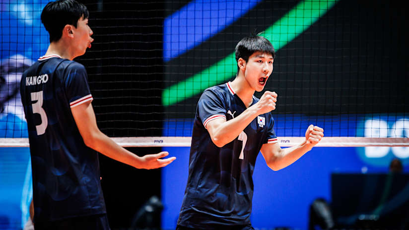 Cho Yeongun in action for Korea