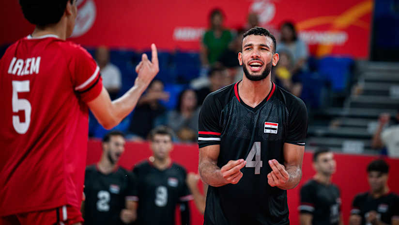 Mahmoud Abdelbaki (Houda) in action during a match