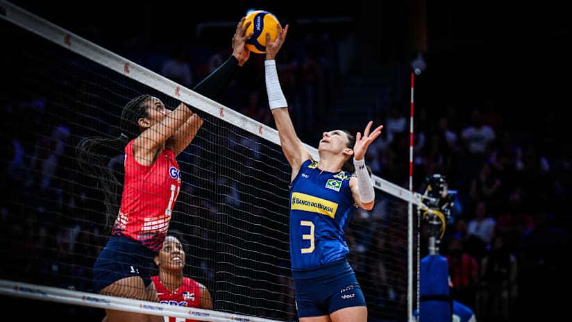 Brazil vs. Dominican Republic volleyball match