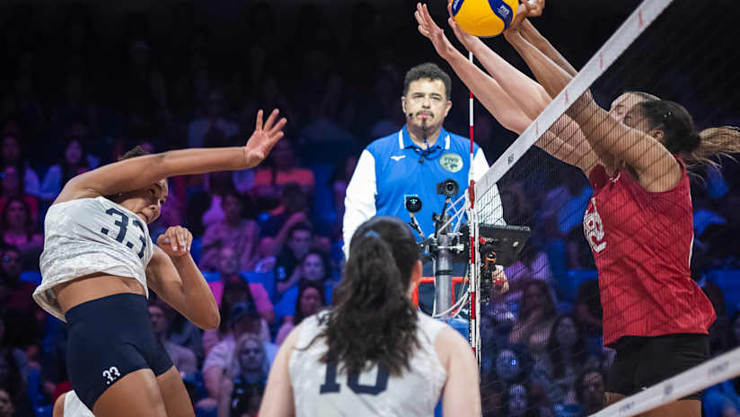 USA vs. Canada in VNL 2025