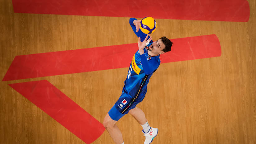 Setter Simone Giannelli captains Italy