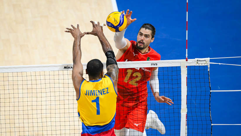 Portugal (POR) vs. Colombia (COL) men - Pool D Volleyball Match