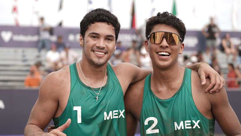 Mexican duo Antonio Lares & Carlos Andres Ayala in action at the Veracruz Challenge
