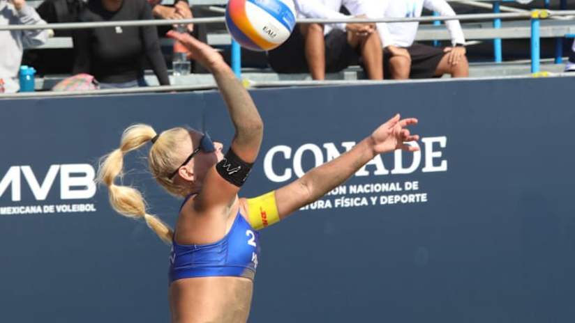 Raisa Schoon in action at the Veracruz Challenge