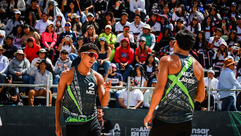 Lares/Carlos Andres (MEX) vs. Willems/Humblet A. (BEL) - Pool A