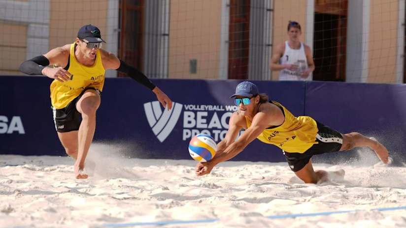 D'Artagnan Potts e Jack Pearse na semifinal em Tlaxcala