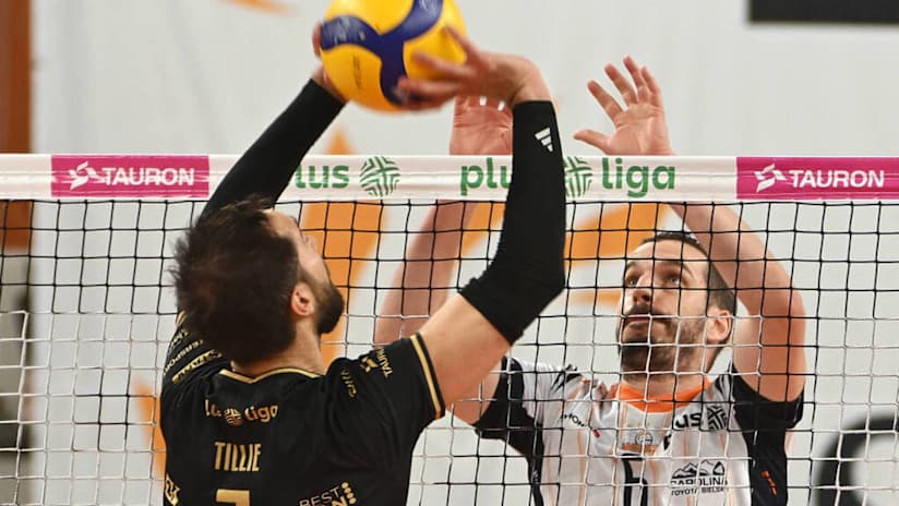 Duas estrelas francesas – Kevin Tillie, do Projekt, e Benjamin Toniutti, do Jastrzebski Wegiel – se enfrentarão nas quartas de final da PlusLiga (foto: Arkadiusz Kogut / plusliga.pl)