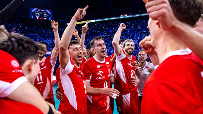 2027 FIVB Men’s Volleyball World Cup hosts Poland celebrate as 2026 European champions (source: cev.eu)