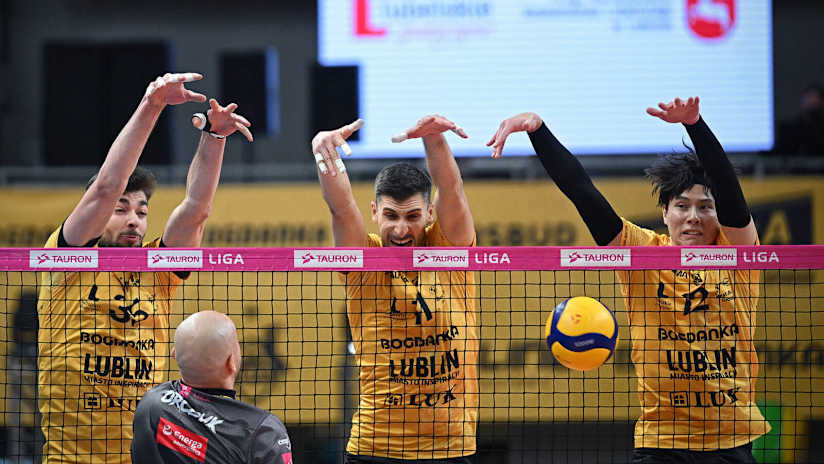 Sasak, Grozdanov and Ran will try to help BOGDANKA defend their Poland Super Cup crown (photo: Przemek Gabka / tauronliga.pl)