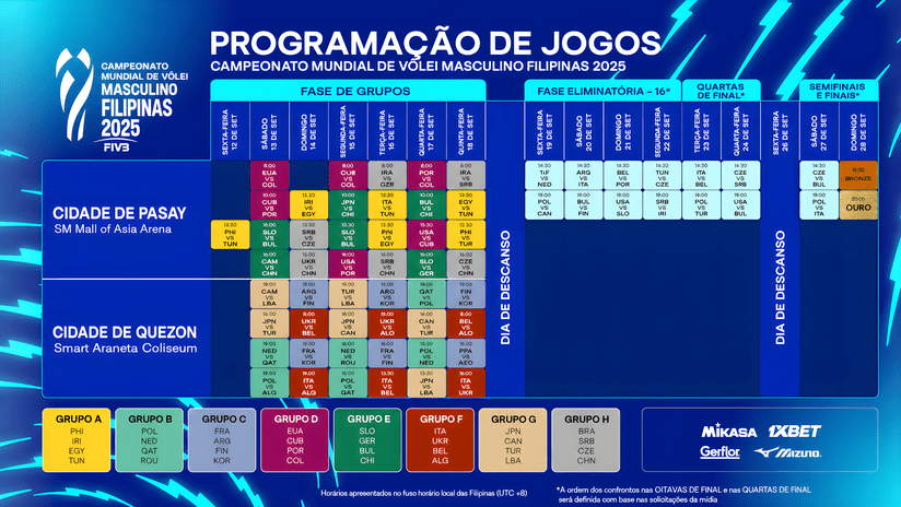Calendário de jogos