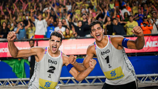 Bellos complete their Cinderella story with first ever Beach Pro Tour gold