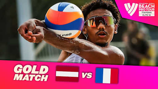 Plavins/Fokerots vs. Chouikh/Gardoque - Gold Match Highlights | Itapema 2025 #BeachProTour