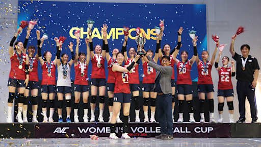 Korea crowned first-time AVC Cup laureates