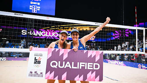 Australian ladies also earn ticket to LA 2028 Olympic sand!