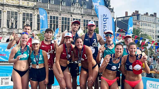 Denaburg & Kraft and Sepka & Sedlak win Leuven to celebrate first Beach Pro Tour medals
