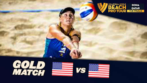 Cannon/Kraft vs. Nuss/Kloth - Gold Match Highlights | Doha Finals 2024 #BeachProTour