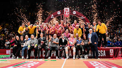 Conegliano make history with seventh Coppa Italia title