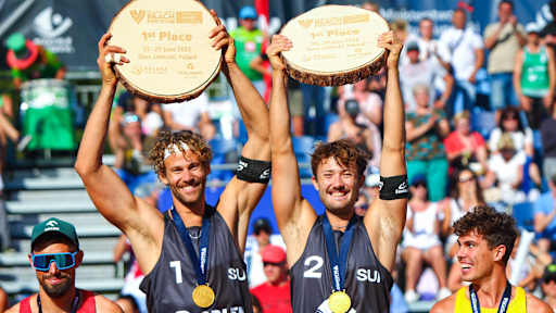 Krattiger and Dillier produce incredible comeback to win first title as partners